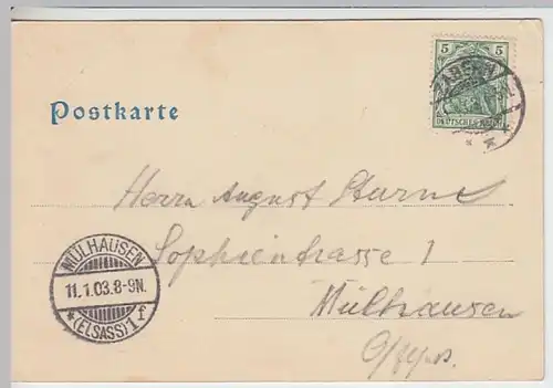 (19091) AK Zabern, Saverne, Burg Hohbarr, Chateau du Haut-Barr 1903