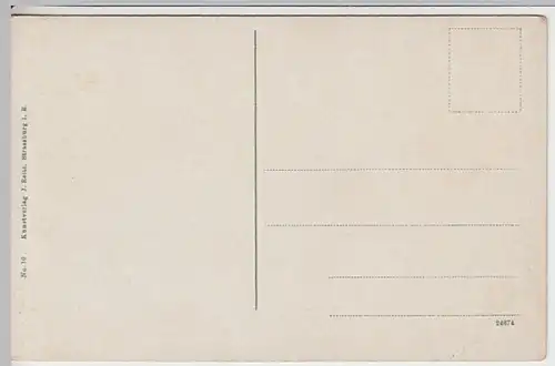 (19085) AK Gruß aus den Vogesen, Blick vom Pfaffenfels?, vor 1945