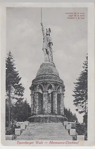(19070) AK Hiddesen, Hermannsdenkmal, Teutoburger Wald 1919