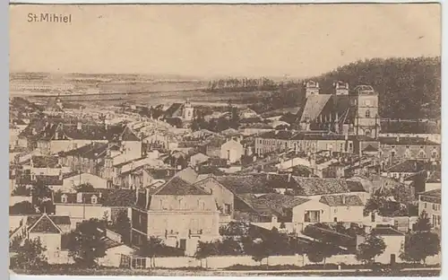 (19020) AK Saint-Mihiel, Panorama, Feldpost 1918