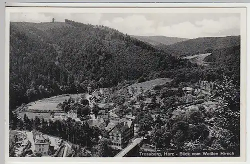 (18976) AK Treseburg, Blick vom Weißen Hirsch 1934