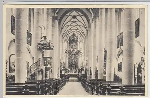 (18942) AK Iphofen, Stadtkirche, Inneres 1922