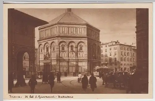 (18921) AK Firenze, Florenz, Baptisterium San Giovanni, vor 1945