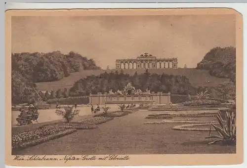 (18890) AK Wien, Schloss Schönbrunn, Neptungrotte, vor 1945