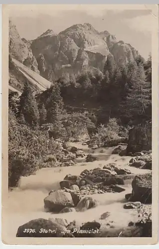 (18884) Foto AK Stubai im Pinnistal 1942