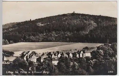 (18864) Foto AK Löbau, Sachsen, Villen, Löbauer Berg, vor 1945