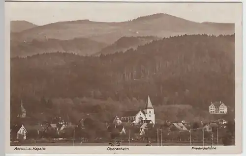 (18863) Foto AK Oberachern, Antoniuskapelle, Friedrichshöhe 1929