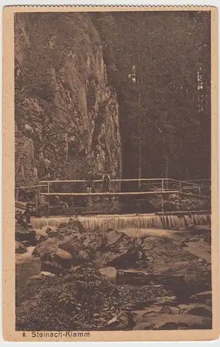 (18857) AK Steinachklamm, vor 1945