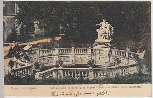 (18842) AK Donaueschingen, Donauquelle 1930