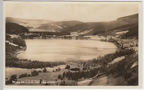 (18839) Foto AK Titisee, Panorama 1936