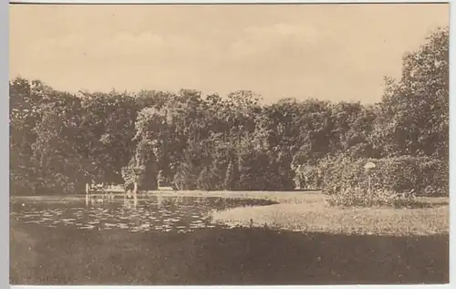 (18838) AK Tonder, Tondern, Teich in den Anlagen, vor 1945