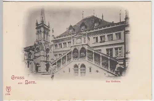 (18829) AK Gruß aus Bern, Rathaus, bis 1905