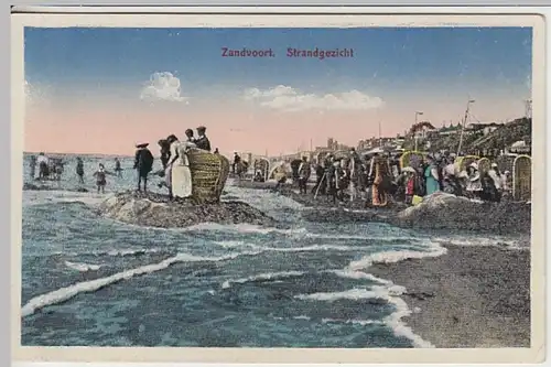 (18828) AK Zandvoort, Strand, vor 1945
