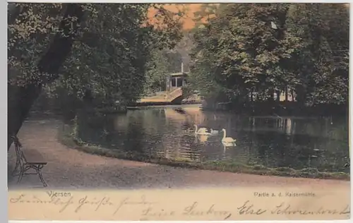 (18812) AK Viersen, Partie an der Kaisermühle 1905