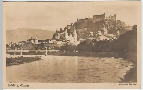 (18768) Foto AK Salzburg, Altstadt, Hohensalzburg 1942