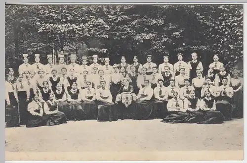 (18741) AK Gruppenbild Mädchenausbildung, Verlag Karlsruhe 1908