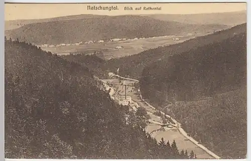 (18631) AK Rothenthal, Natzschungtal 1930