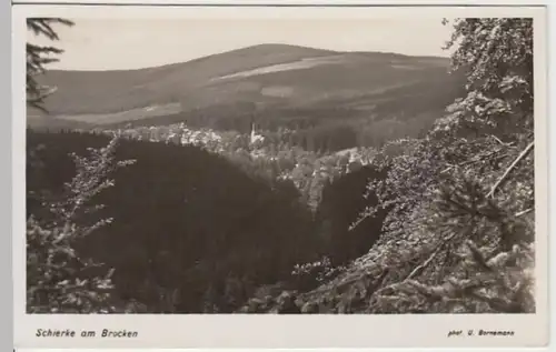 (18454) Foto AK Schierke am Brocken 1930/40er