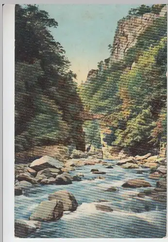 (18444) AK Bodetal, Teufelsbrücke 1904