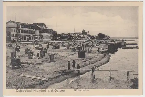 (18434) AK Ostseebad Niendorf, Timmendorfer Strand, vor 1945