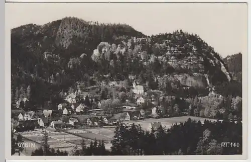(18433) Foto AK Oybin, Ortsansicht, vor 1945