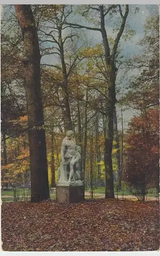 (18381) AK Dresden, Großer Garten, Skulptur, vor 1945