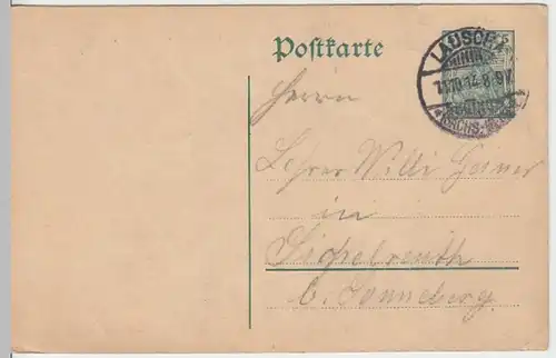(18316) Ganzsache DR Lauscha 1914