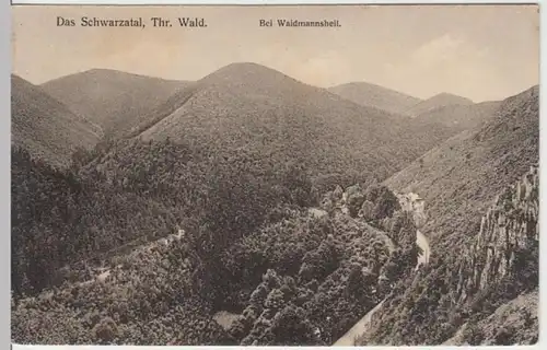 (18341) AK Schwarzatal, bei Weidmannsheil, vor 1918