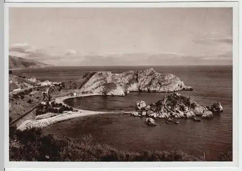 (18277) Foto AK Taormina (Sizilien) Capo S. Andrea 1938