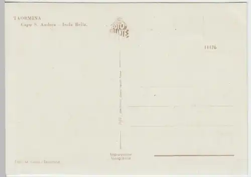 (18277) Foto AK Taormina (Sizilien) Capo S. Andrea 1938