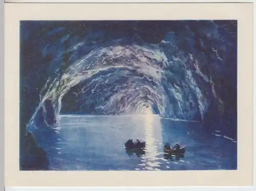 (18262) Künstler AK M.Danesi Capri, La Grotta Azzurra 1938