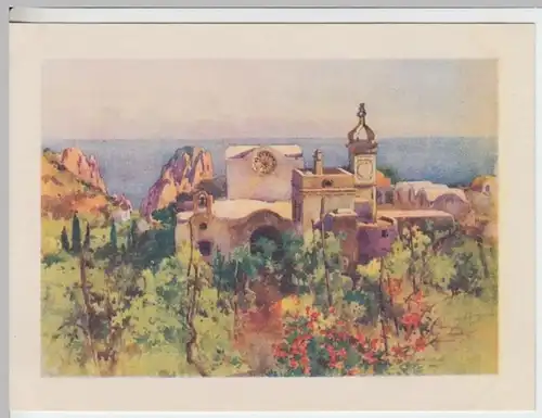 (18260) Künstler AK M.Danesi Capri, La Certosa 1938