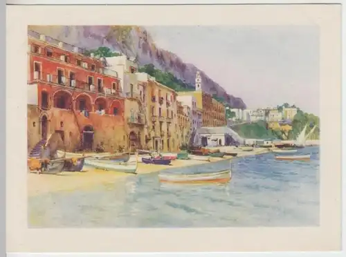 (18254) Künstler AK M.Danesi Capri, Marina Grande 1938