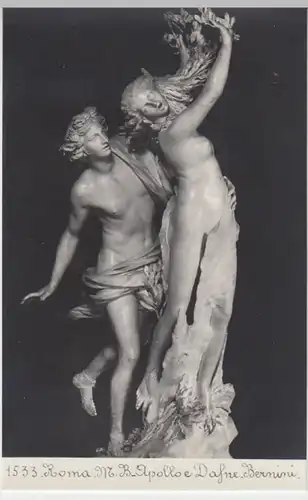 (18204) Foto AK Skulptur Apollo und Daphne i. Galleria Borghese, Rom 1938