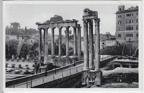 (18217) Foto AK Rom, Roma, Forum Romanum, Saturntempel 1938