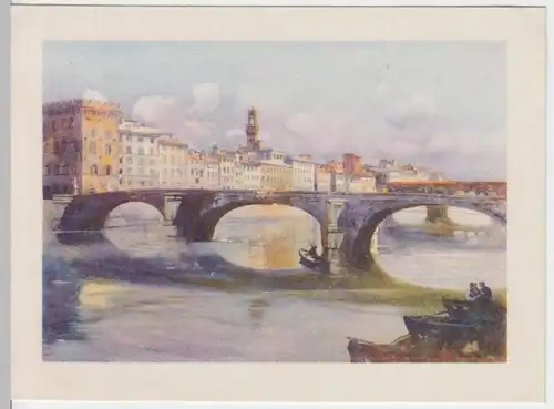 (18178) Künstler AK M. Danesi, Florenz, Firenze, Ponte S. Trinita 1938