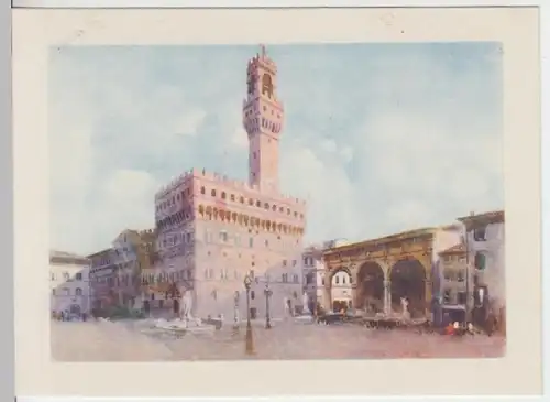 (18173) Künstler AK M. Danesi, Florenz, Firenze, Palazzo Vecchio 1938