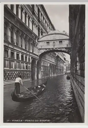 (18129) Foto AK Venedig, Venezia, Seufzerbrücke 1937