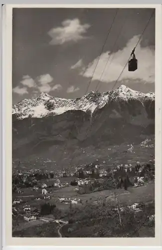 (18122) Foto AK Meran, Merano, Seilbahn Merano-Avelengo 1937