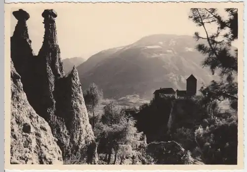 (18118) Foto AK Dorf Tirol, Tirolo, Schloss Tirol 1937