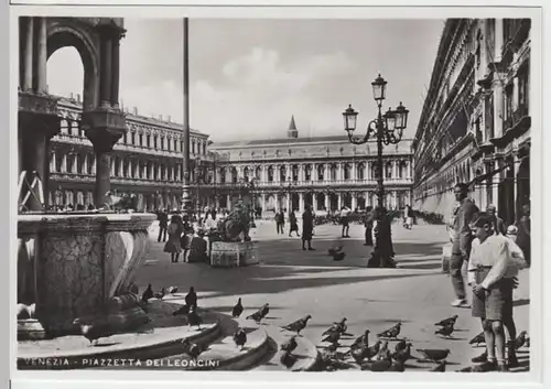 (18112) Foto AK Venedig, Venezia, Piazzetta a dei Leoncini 1937