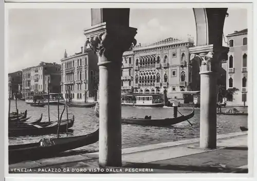 (18095) Foto AK Venedig, Palazzo ca d'oro visto dalla Pescheria 1937