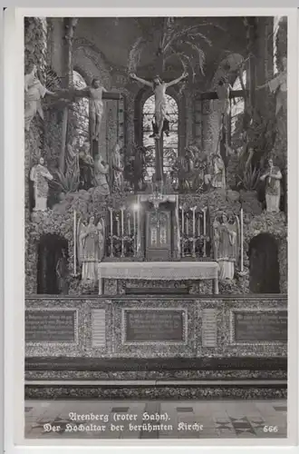 (18065) Foto AK Arenberg,Koblenz, St. Nikolaus, Hochaltar 1936