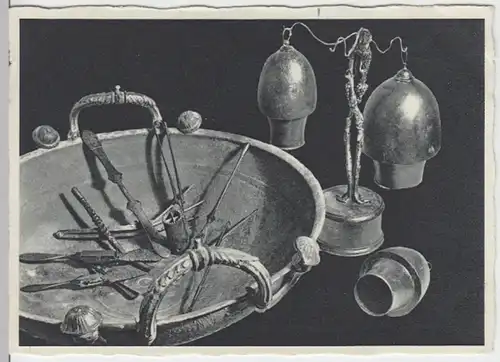 (18013) AK Bingen (Rhein), Burg Klopp, ärztliche Instrumente (2. Jhd. ) 1936