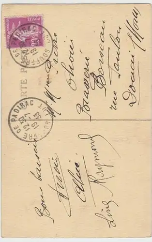 (17973) AK Rocamadour (Lot), Ortsansicht v. d. Straße n. Cahors 1933
