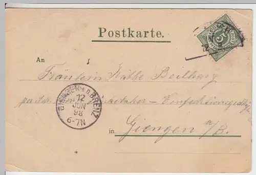 (17945) AK Calw, Nagoldtal, Totale 1898