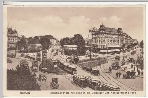 (17828) AK Berlin, Potsdamer Platz, Leipziger u. Königsgrätzer Straße 1940