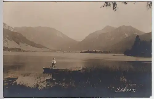 (17790) Foto AK Schliersee, vor 1945