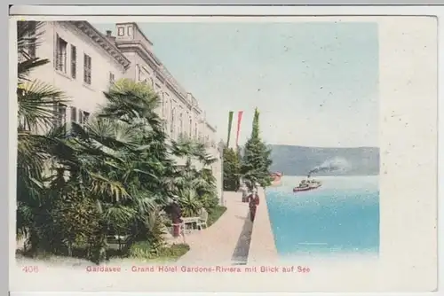 (17785) AK Gardasee, Grand Hotel Gardone-Riviera, vor 1945