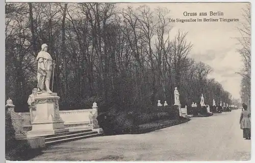 (17728) AK Berlin, Tiergarten, Siegesallee 1911